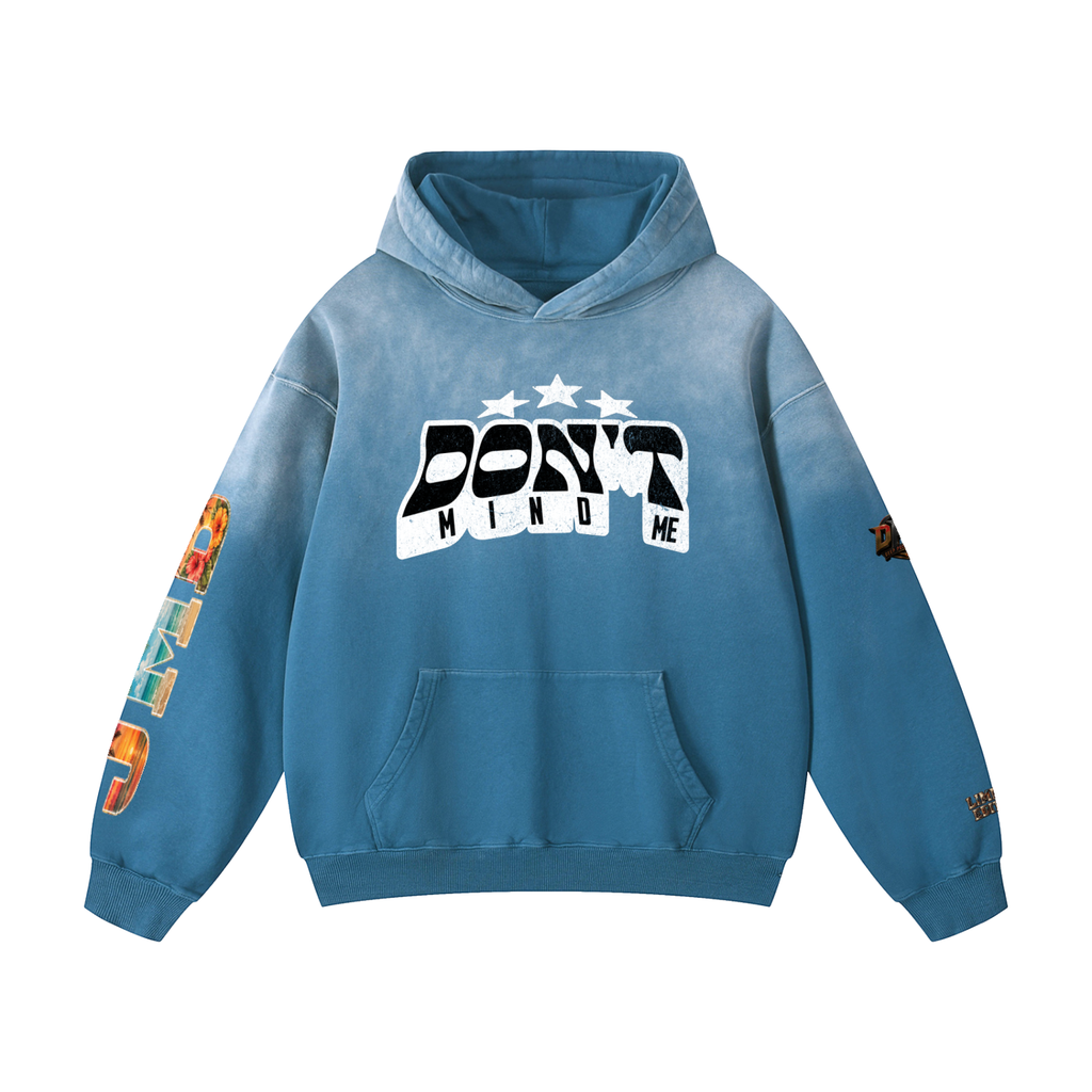 J M B Heavyweight Sunfade Oversized Hoodie