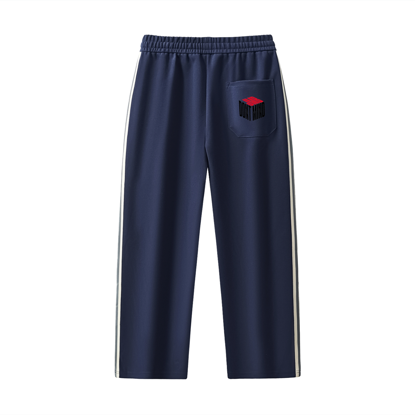 J M B Contrast Side-Stripe Straight-Leg  Pants