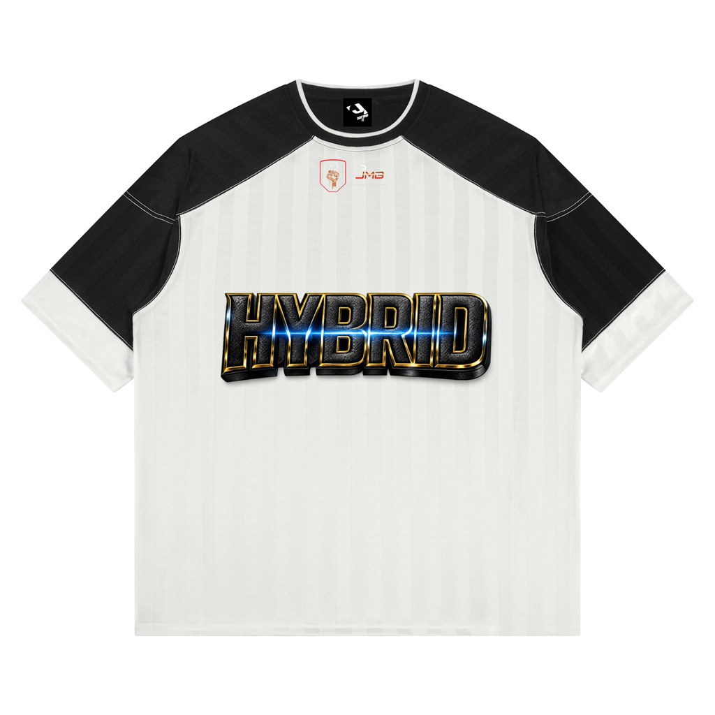 J M B HYBRID Unisex Striped Raglan Jersey
