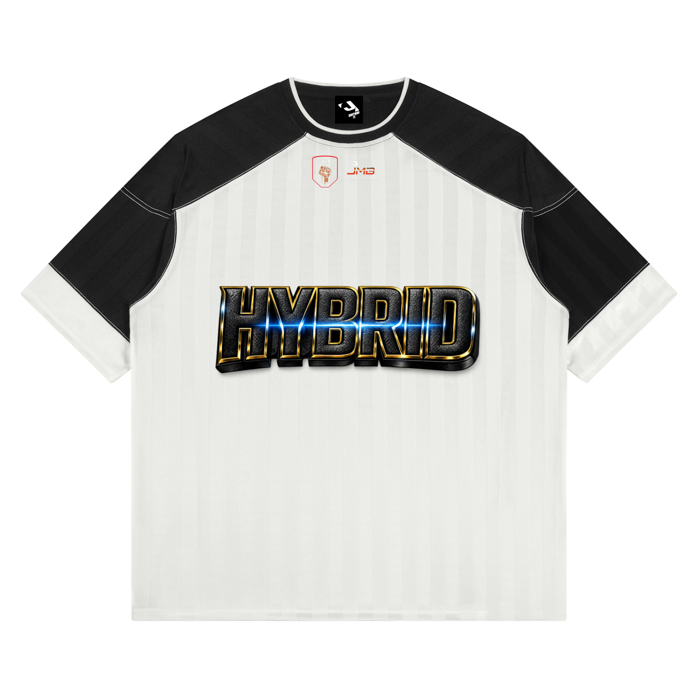 J M B HYBRID Unisex Striped Raglan Jersey