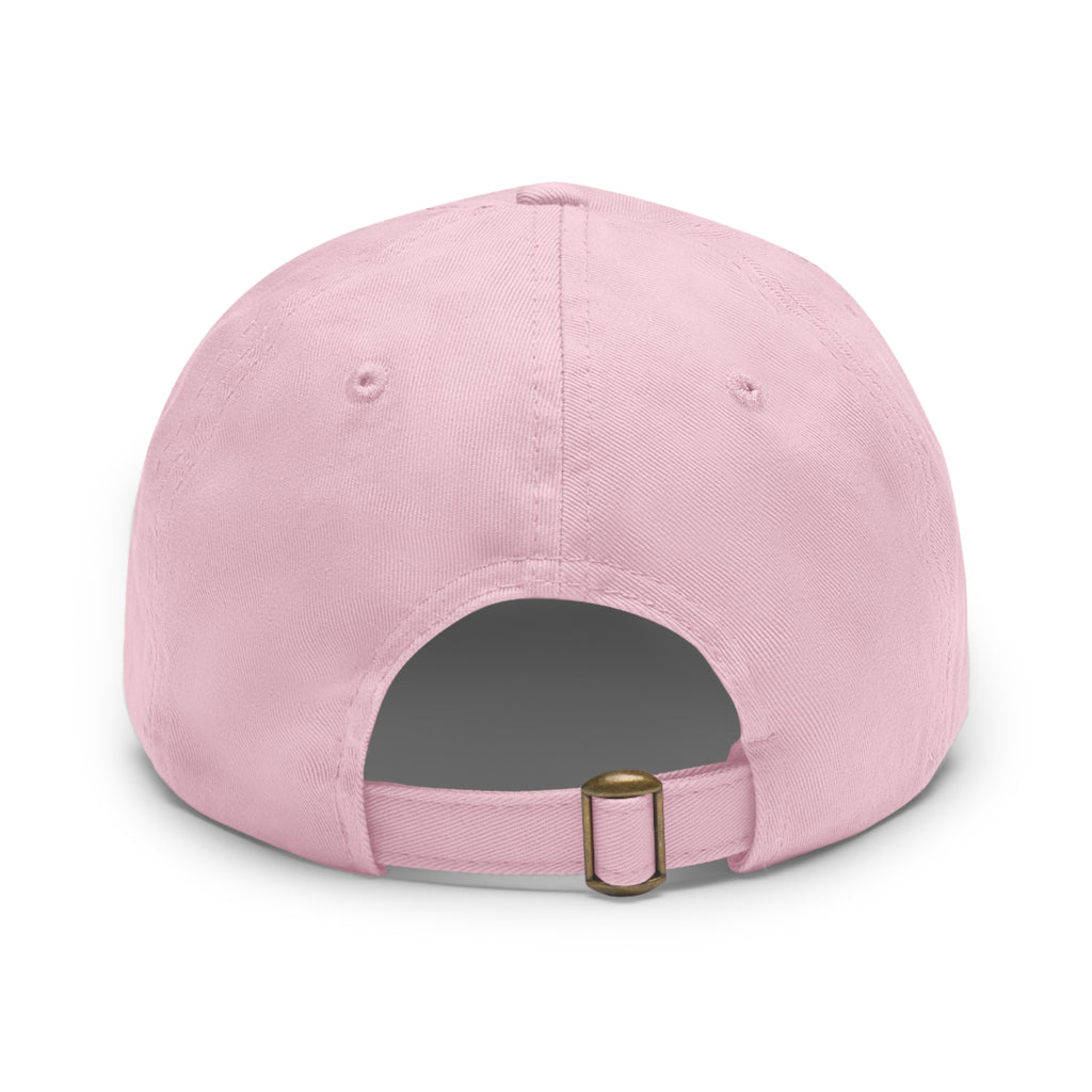 J M B Leather Patch Hat — Raised Fist JMB brand Emblem