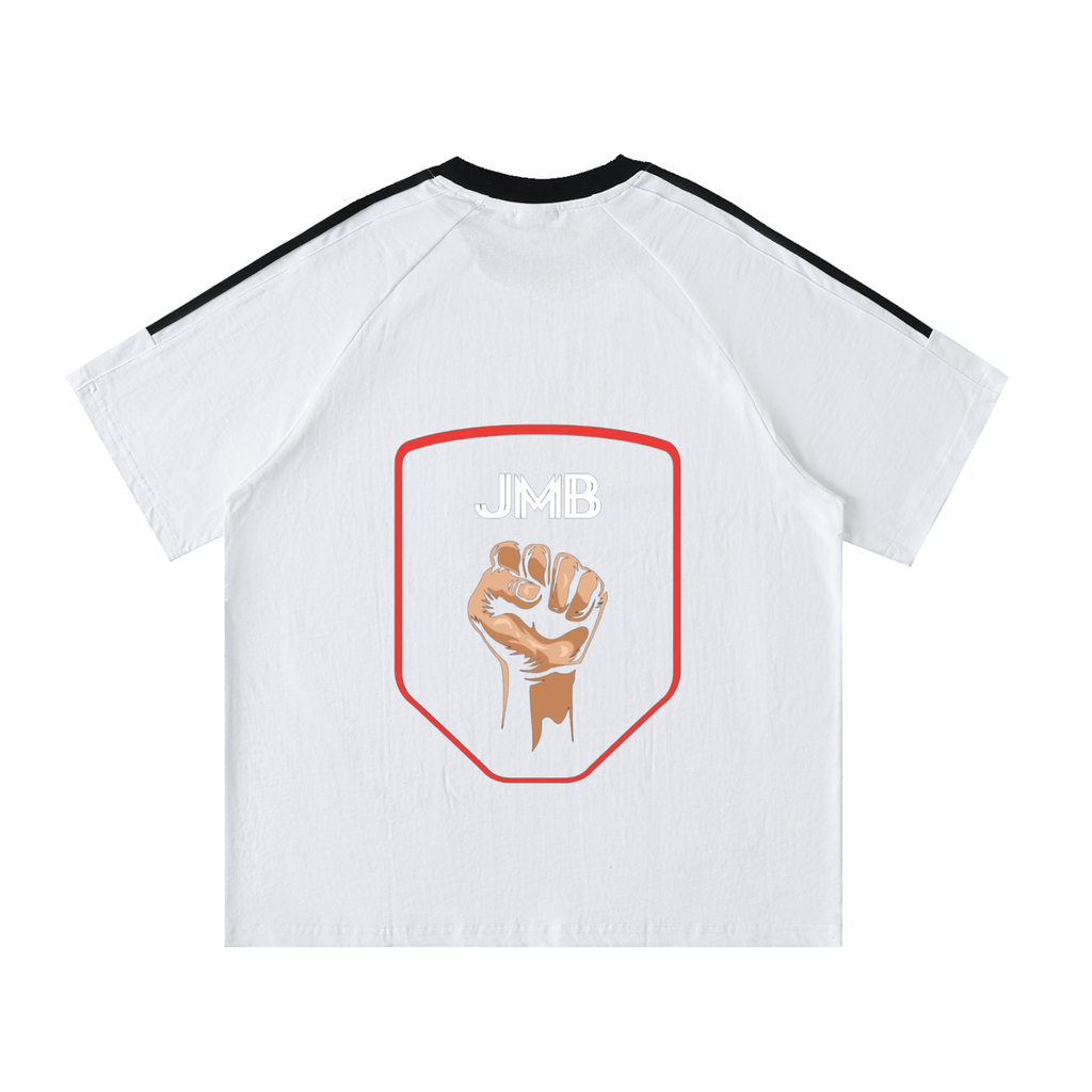 J M B Tape Crewneck Cotton T-Shirt