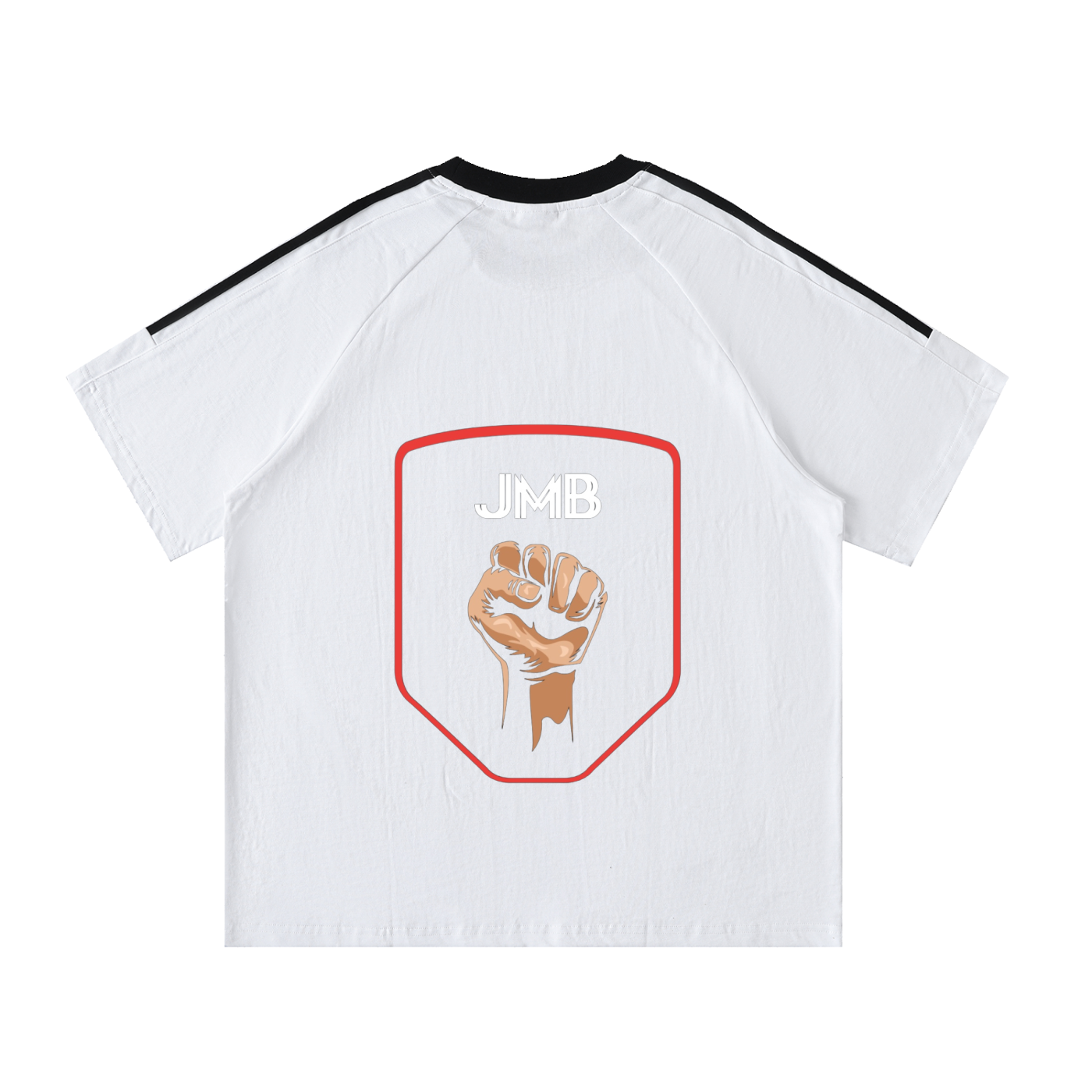 J M B Tape Crewneck Cotton T-Shirt