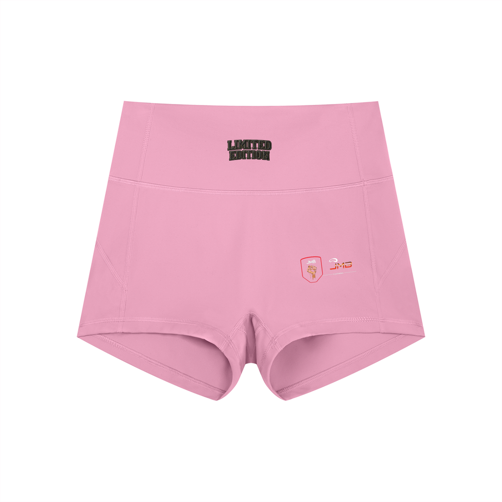J M B Women’s High-Waist Yoga Shorts