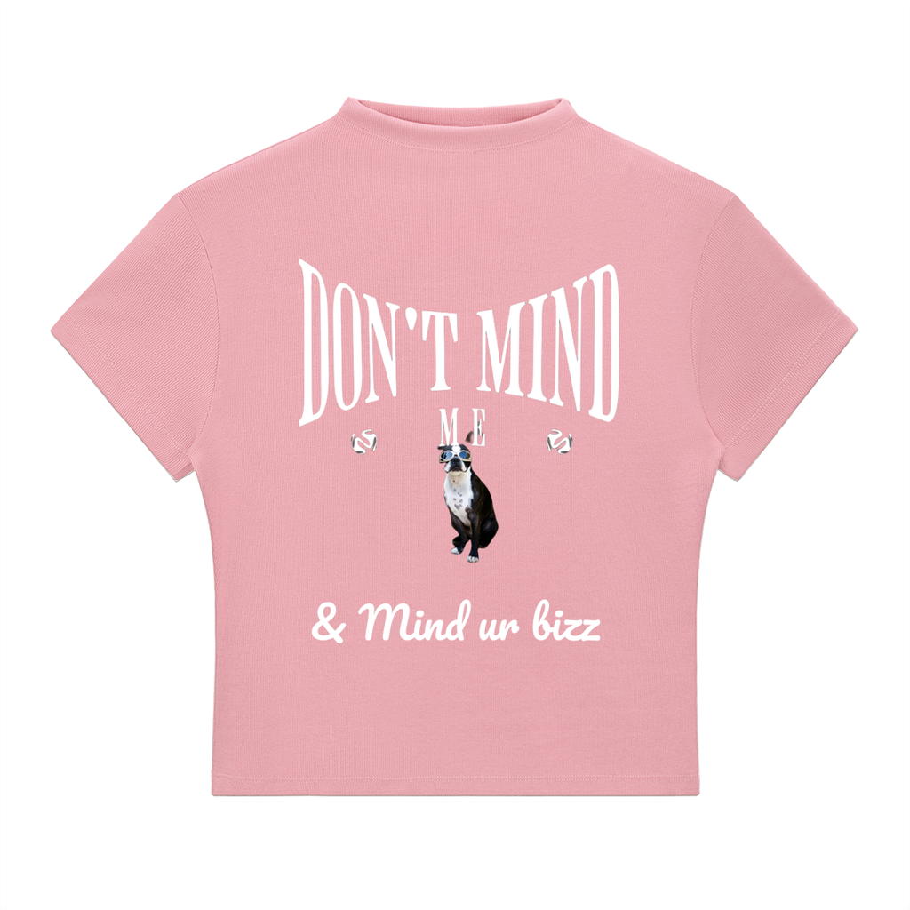 JM B Slim Fit Mock Neck T-Shirt