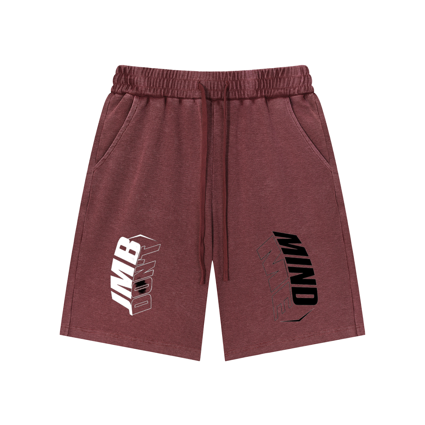 J M B Mineral Waffle Knit Shorts