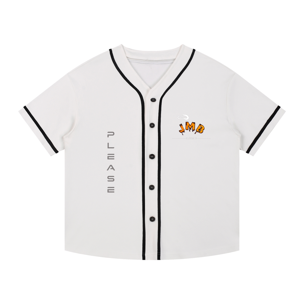 J M B Piped Button-Up Jersey