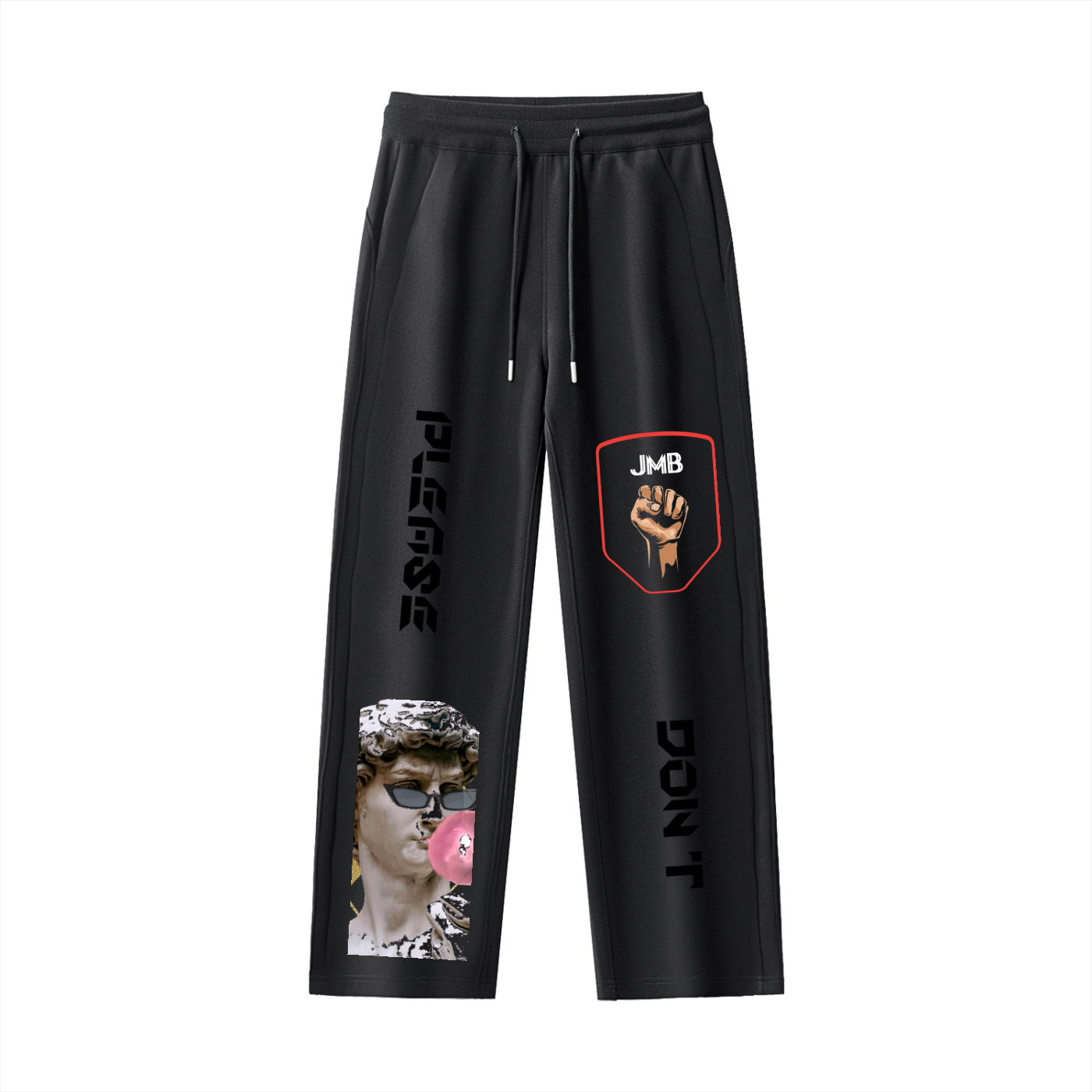 J M B Essential Drawstring Straight-Leg Sweatpants