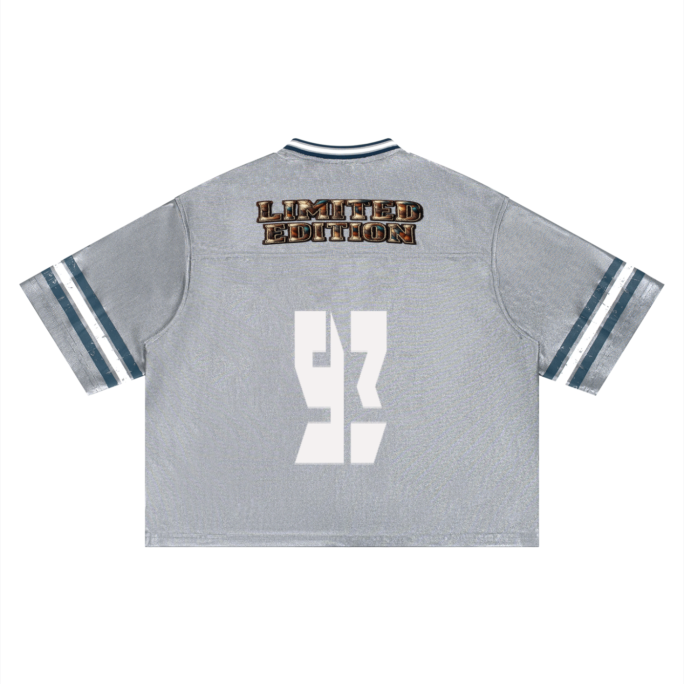 J M B Unisex Boxy Striped Soccer Jersey