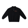 J M B Heavyweight Polo-Collar Sweatshirt