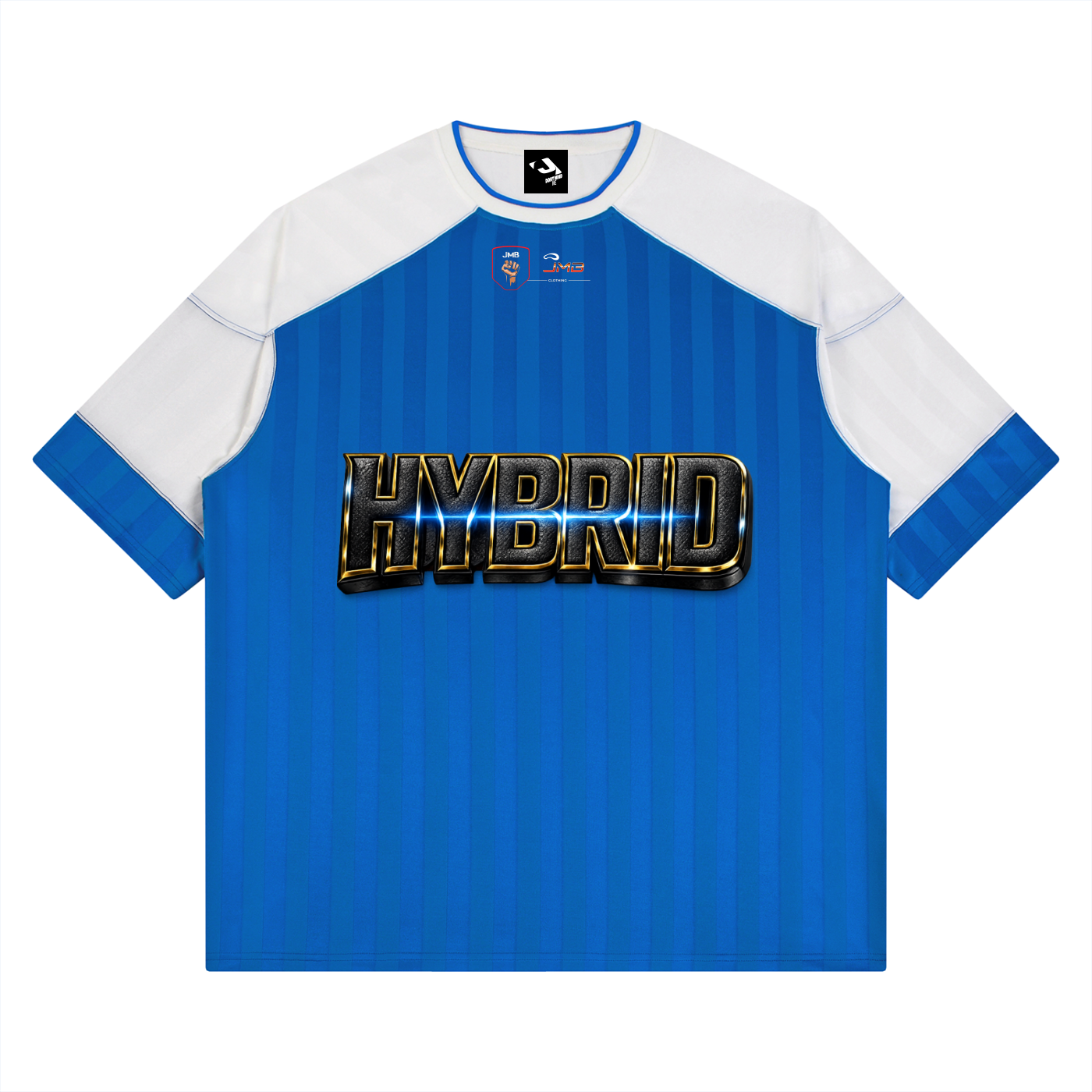 J M B HYBRID Unisex Striped Raglan Jersey