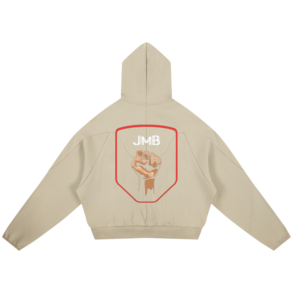 J M B Curved Panel Raglan Hoodie