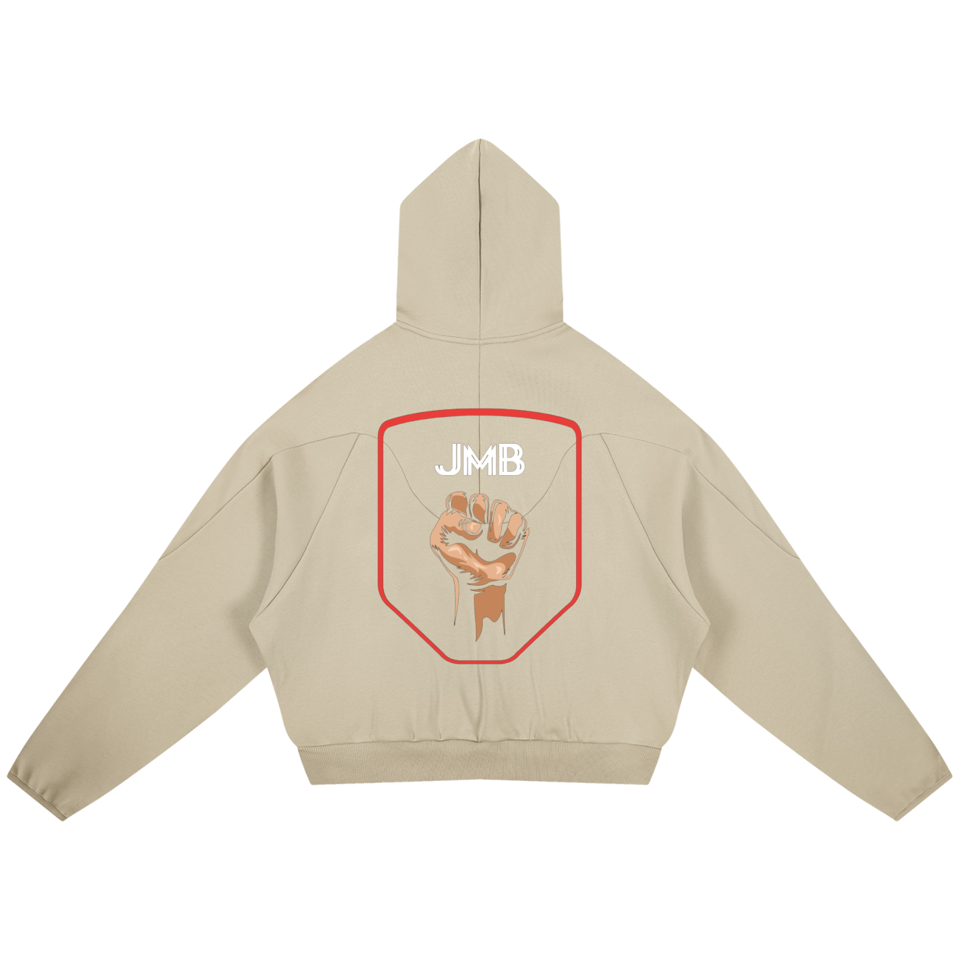 J M B Curved Panel Raglan Hoodie