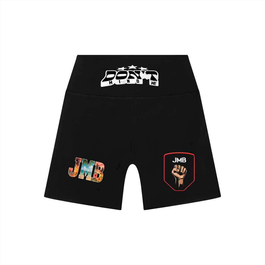 J M B Women’s High Rise Tight Yoga Shorts