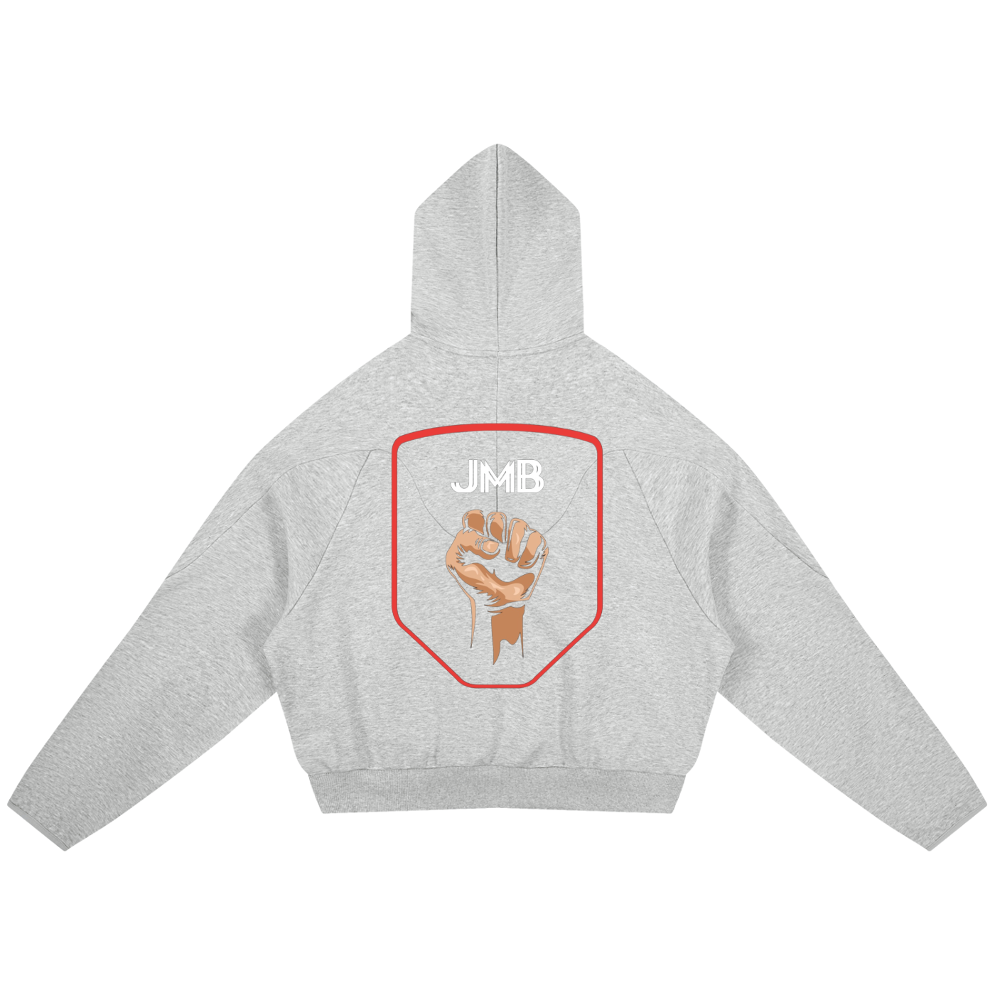 J M B Curved Panel Raglan Hoodie