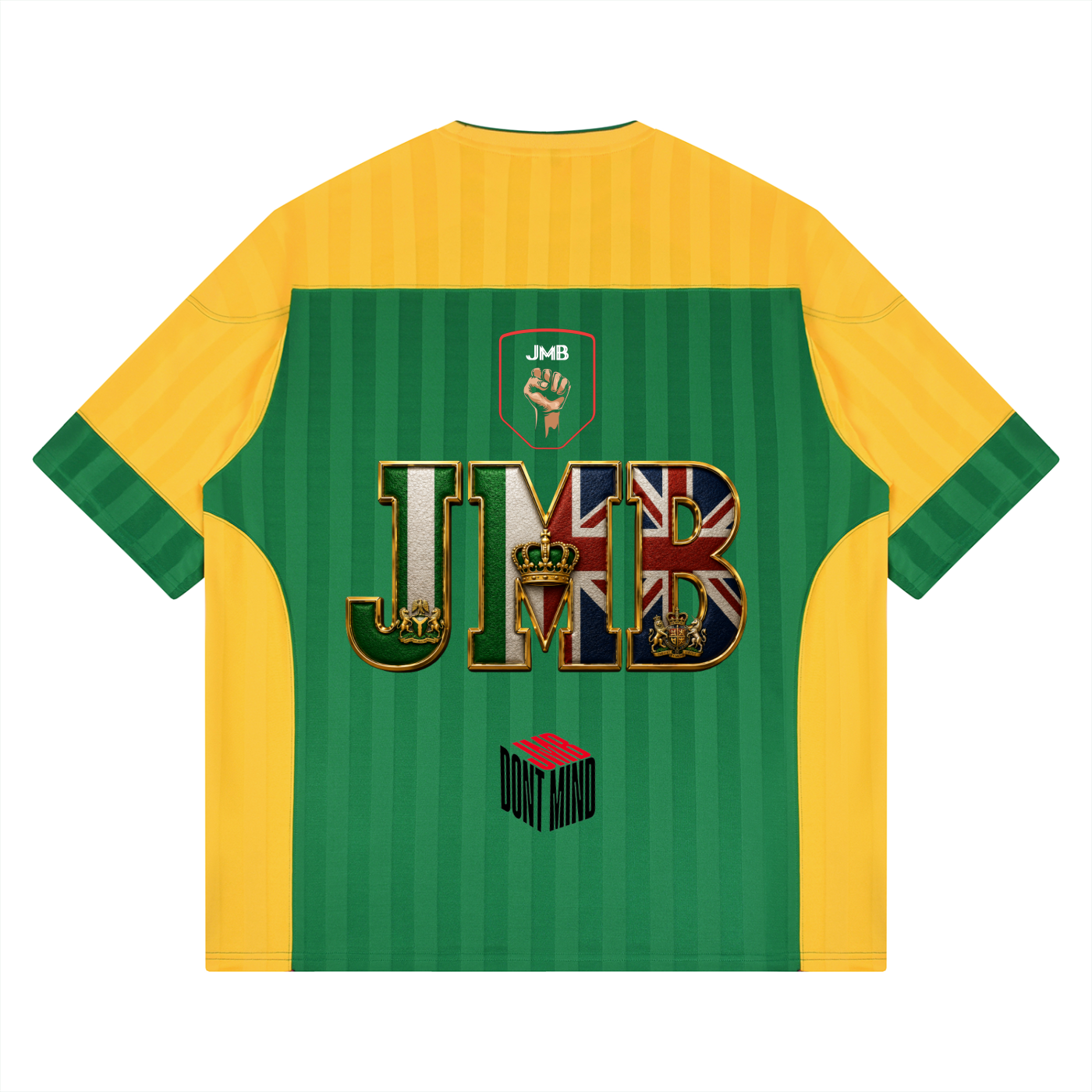 J M B HYBRID Unisex Striped Raglan Jersey