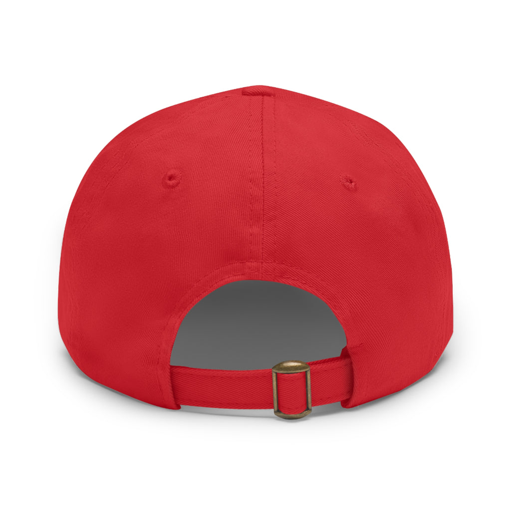 J M B Leather Patch Hat — Raised Fist JMB brand Emblem