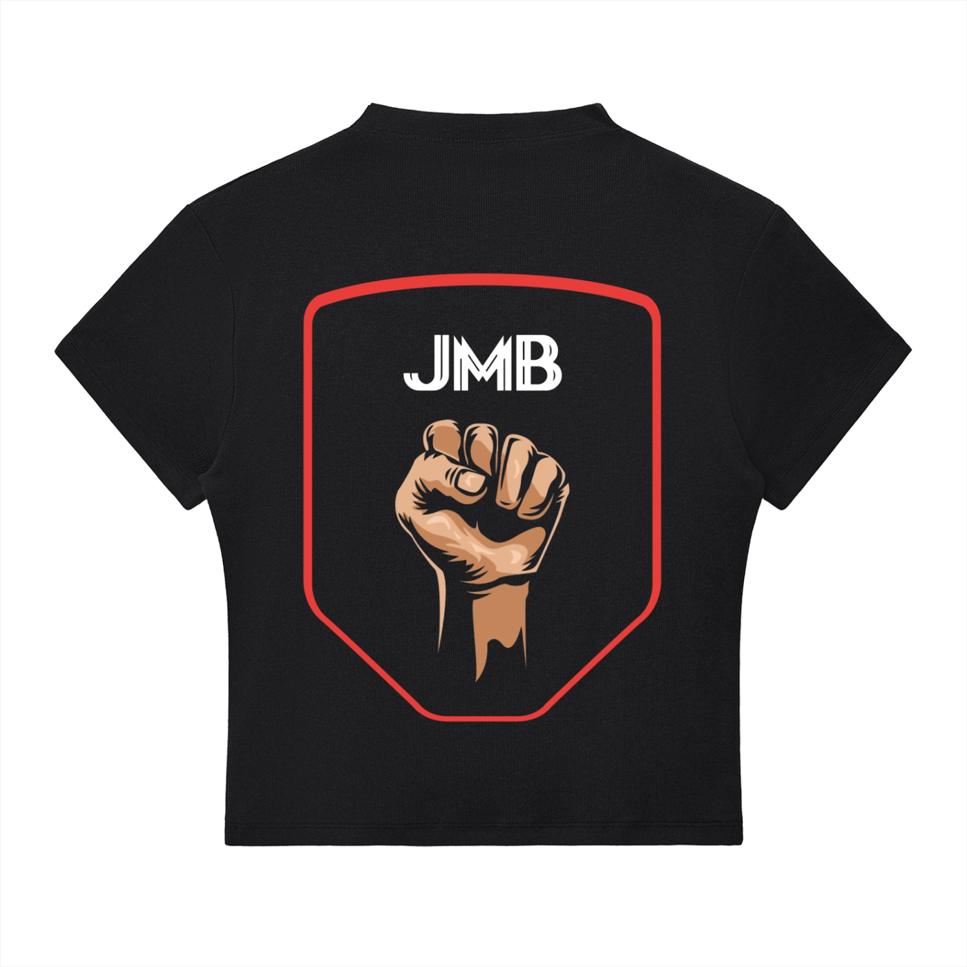 JM B Slim Fit Mock Neck T-Shirt