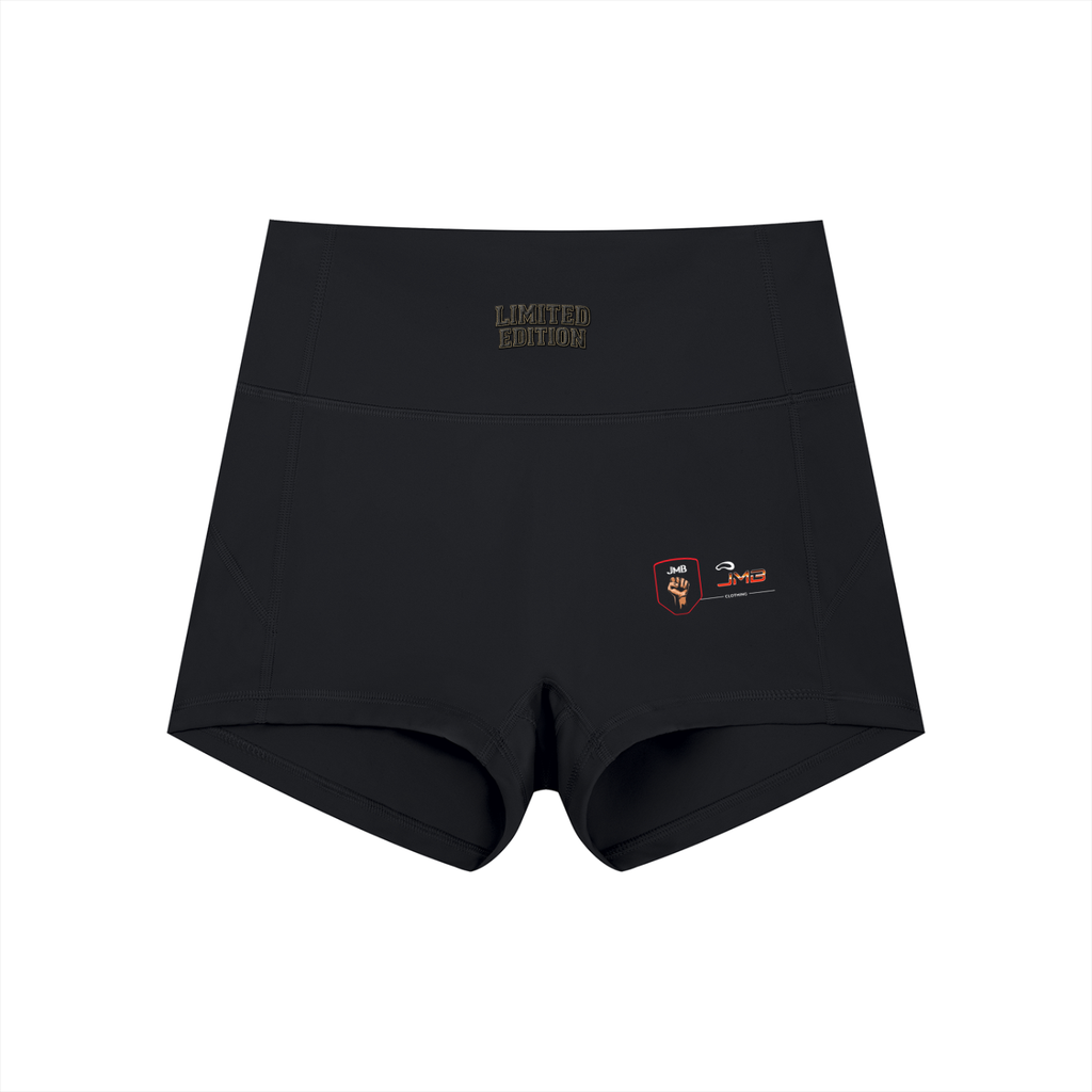 J M B Women’s High-Waist Yoga Shorts