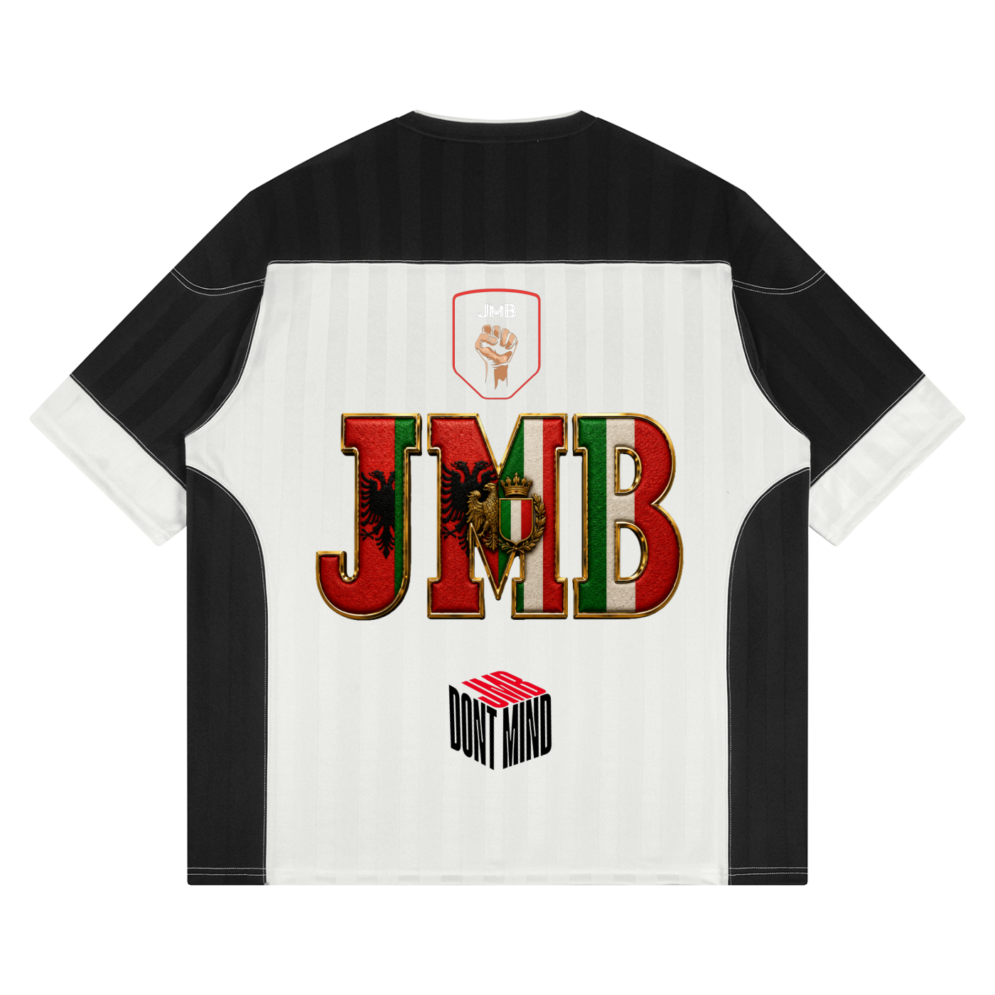 J M B HYBRID Unisex Striped Raglan Jersey
