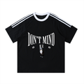 J M B Tape Crewneck Cotton T-Shirt