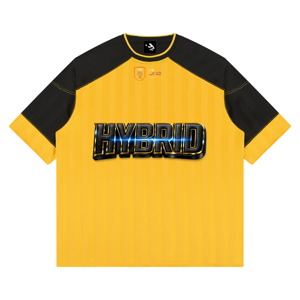 J M B HYBRID Unisex Striped Raglan Jersey