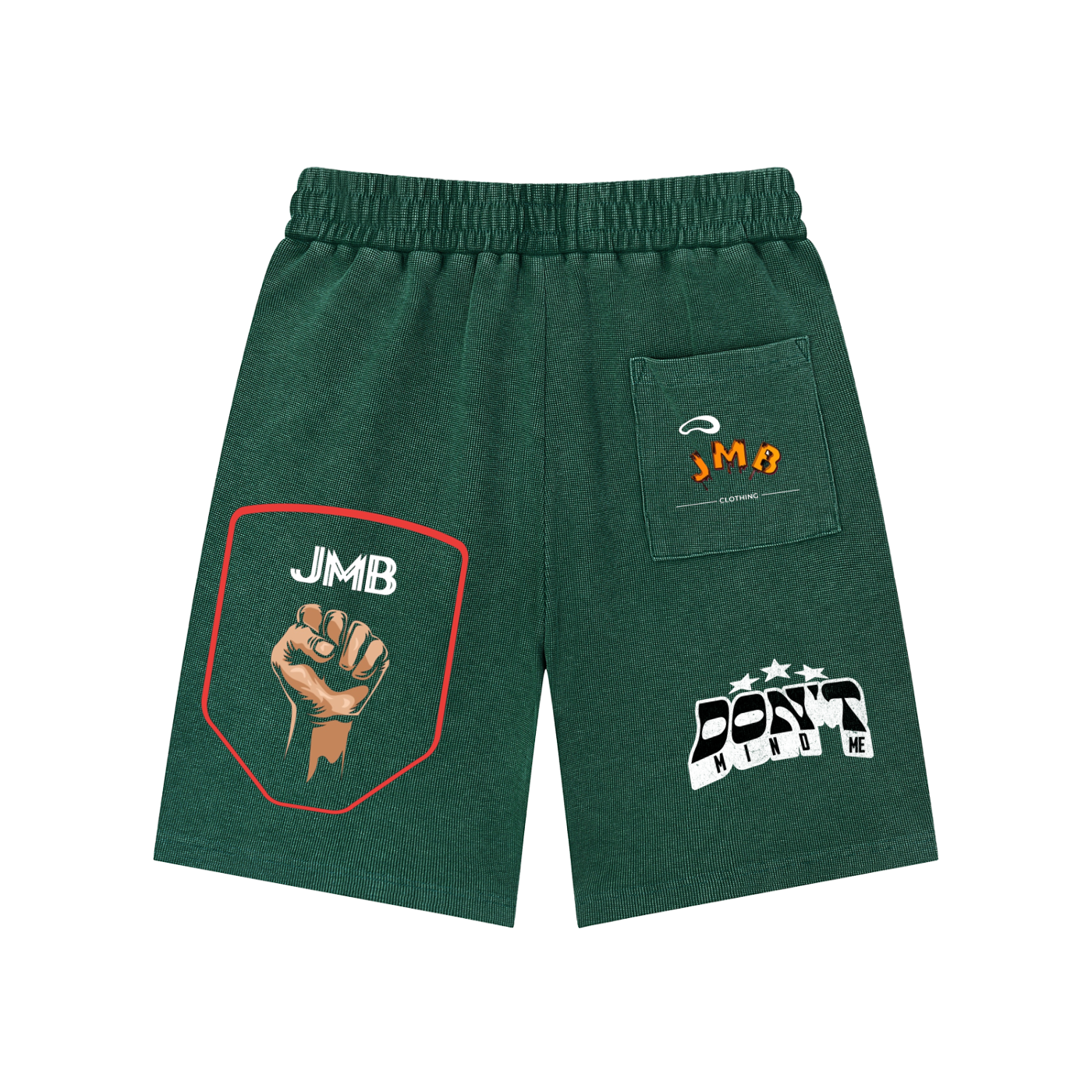 J M B Mineral Waffle Knit Shorts