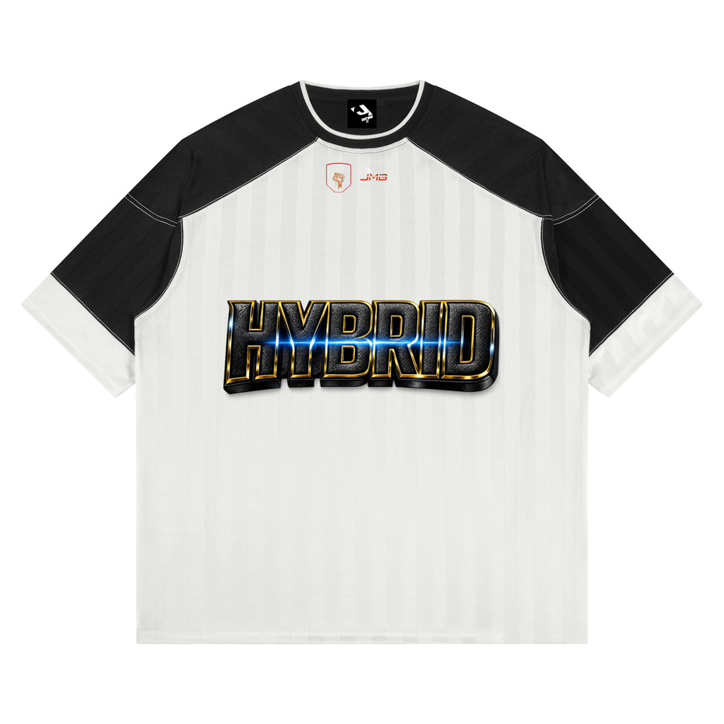 J M B HYBRID Unisex Striped Raglan Jersey