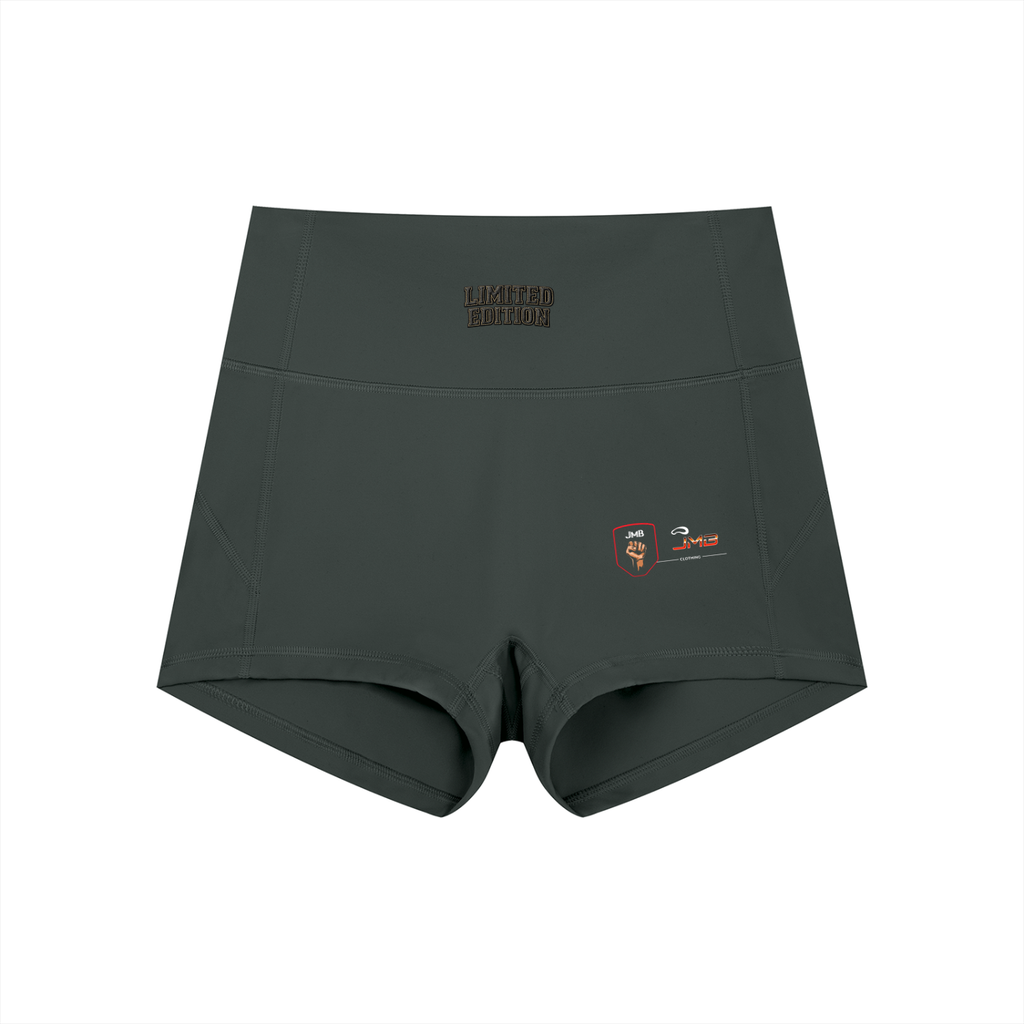 J M B Women’s High-Waist Yoga Shorts