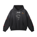 J M B Heavyweight Sunfade Oversized Hoodie