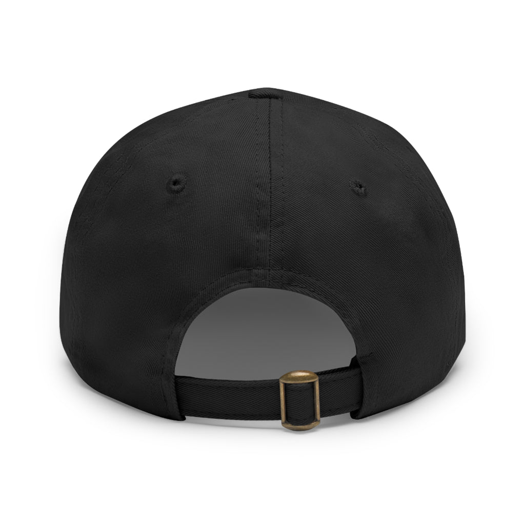 J M B Leather Patch Hat — Raised Fist JMB brand Emblem