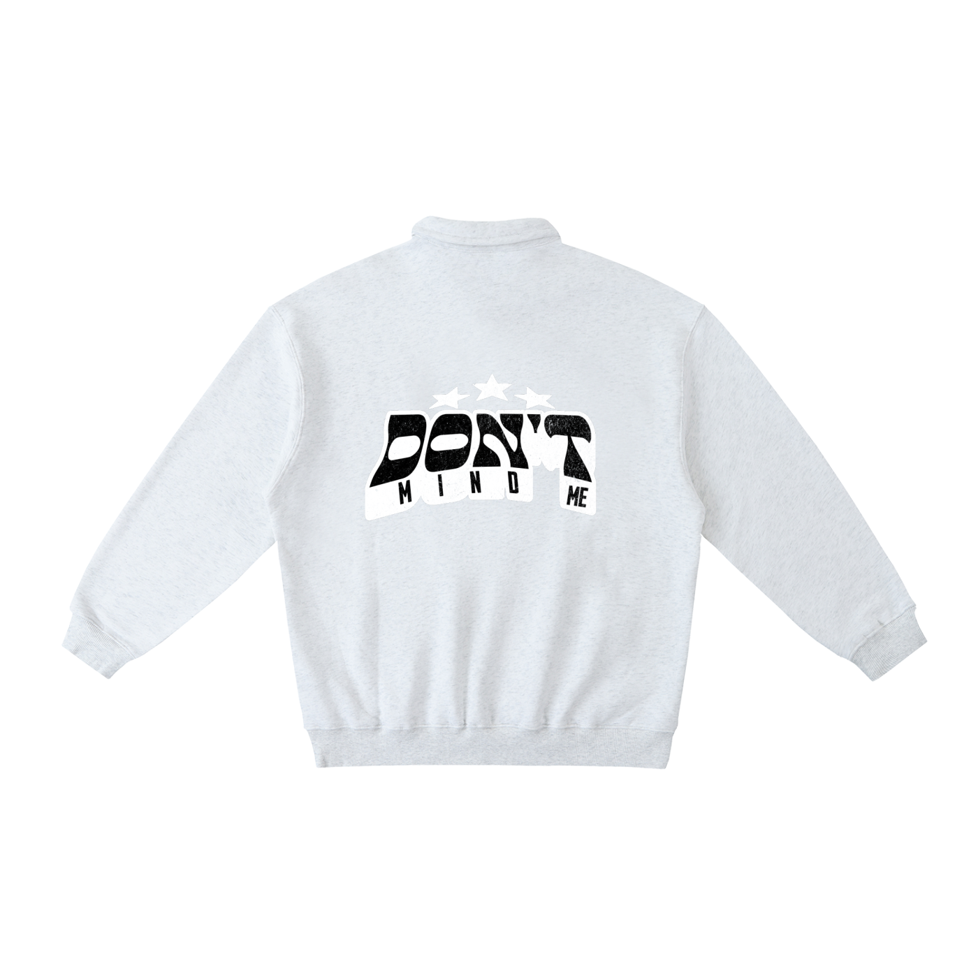 J M B Heavyweight Polo-Collar Sweatshirt