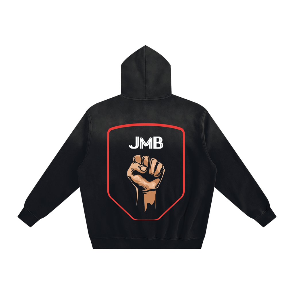 J M B Sunfade Fleeced Hoodie