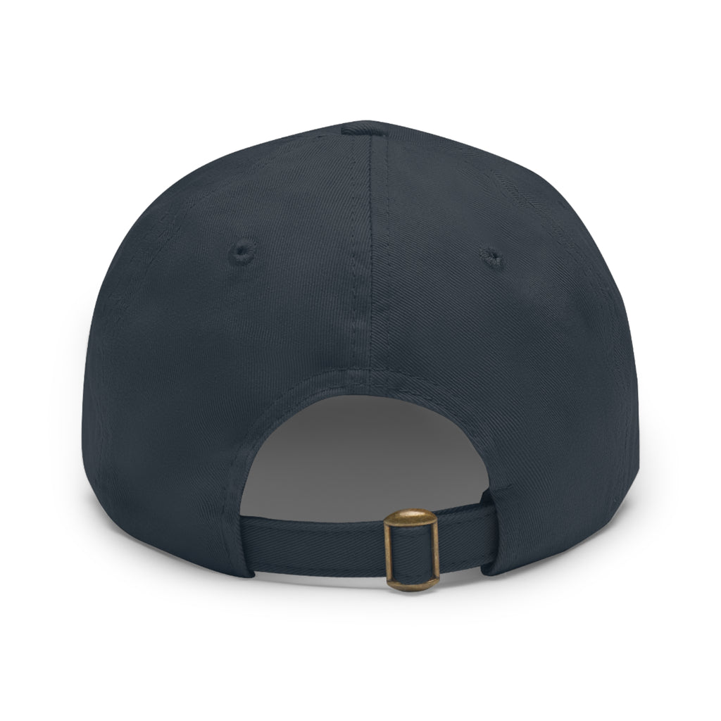 J M B Leather Patch Hat — Raised Fist JMB brand Emblem