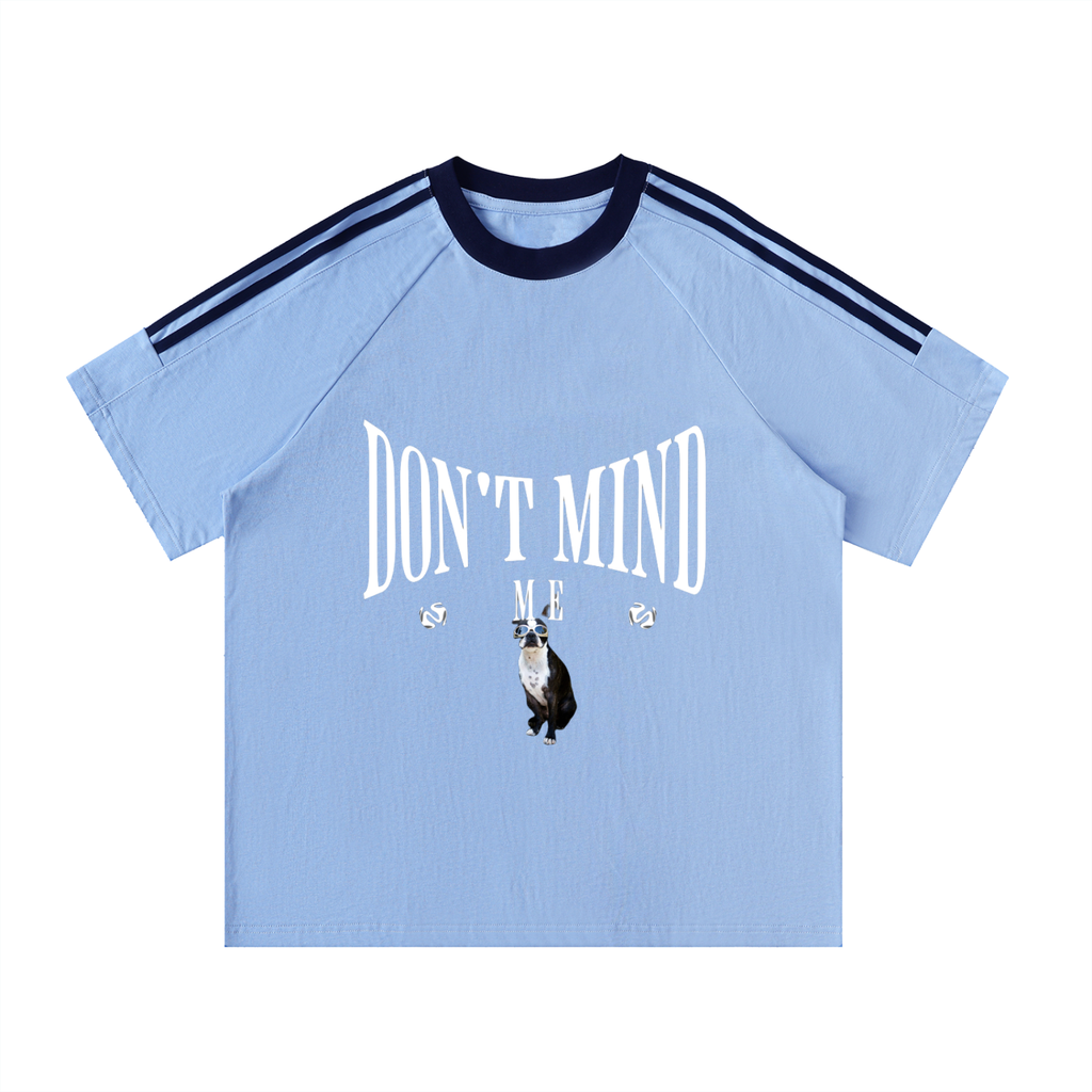 J M B Tape Crewneck Cotton T-Shirt