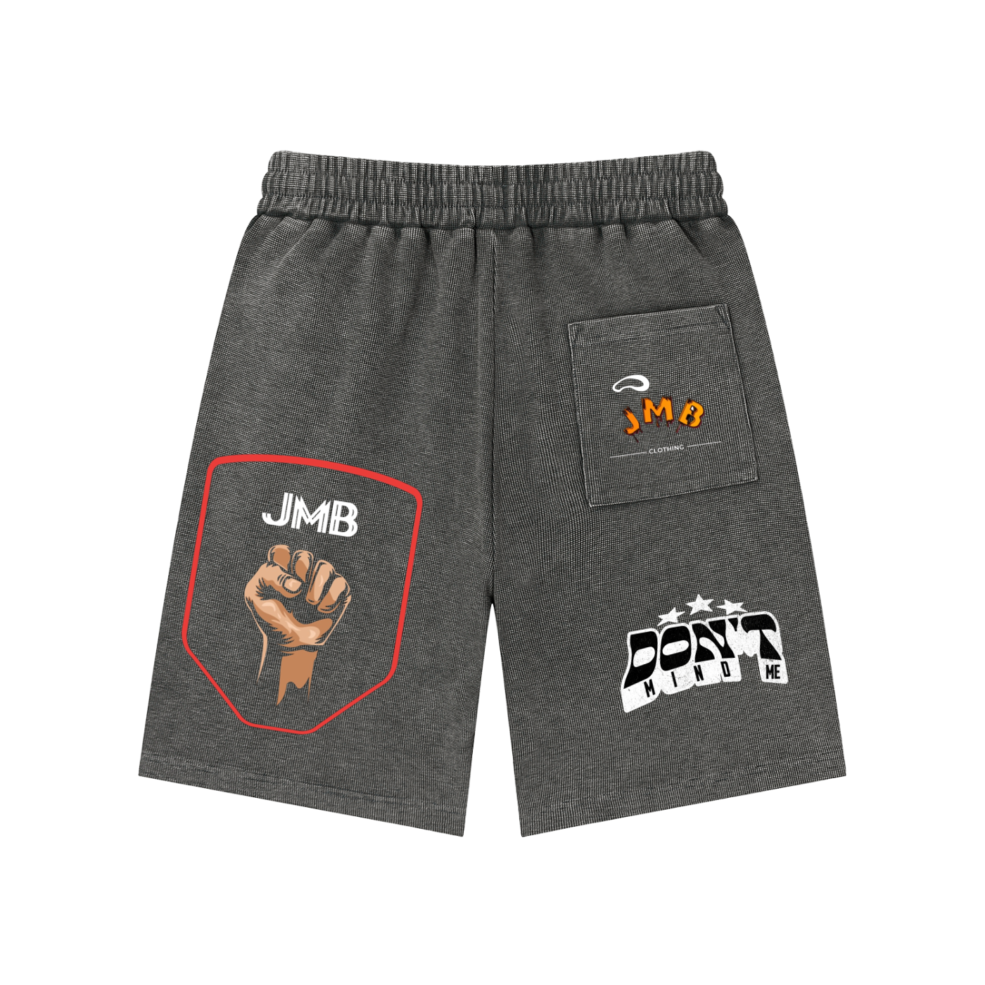 J M B Mineral Waffle Knit Shorts