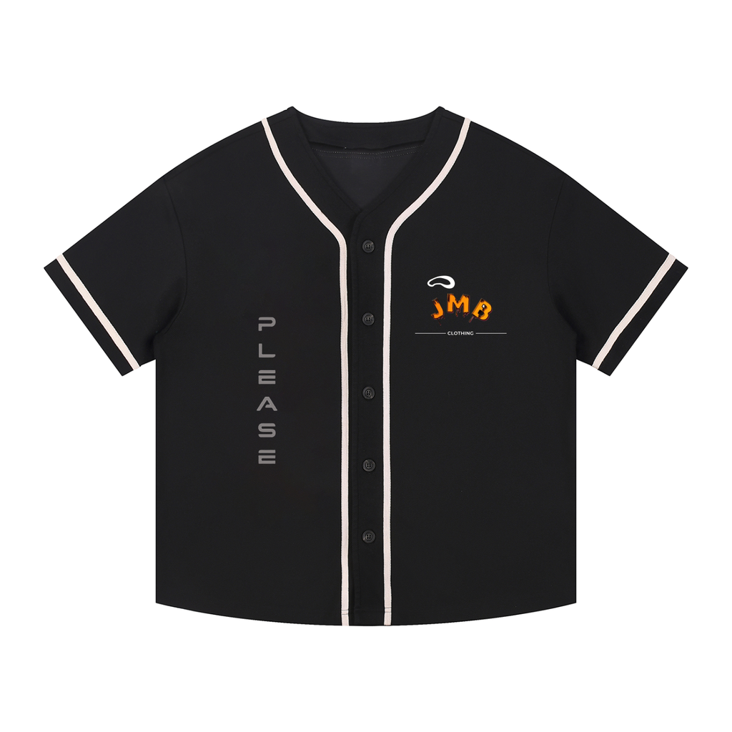 J M B Piped Button-Up Jersey
