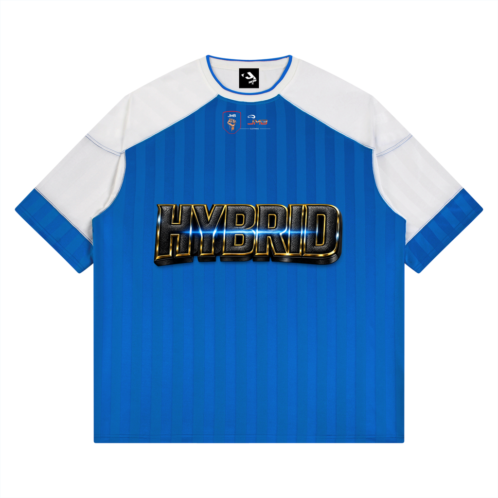 J M B HYBRID Unisex Striped Raglan Jersey