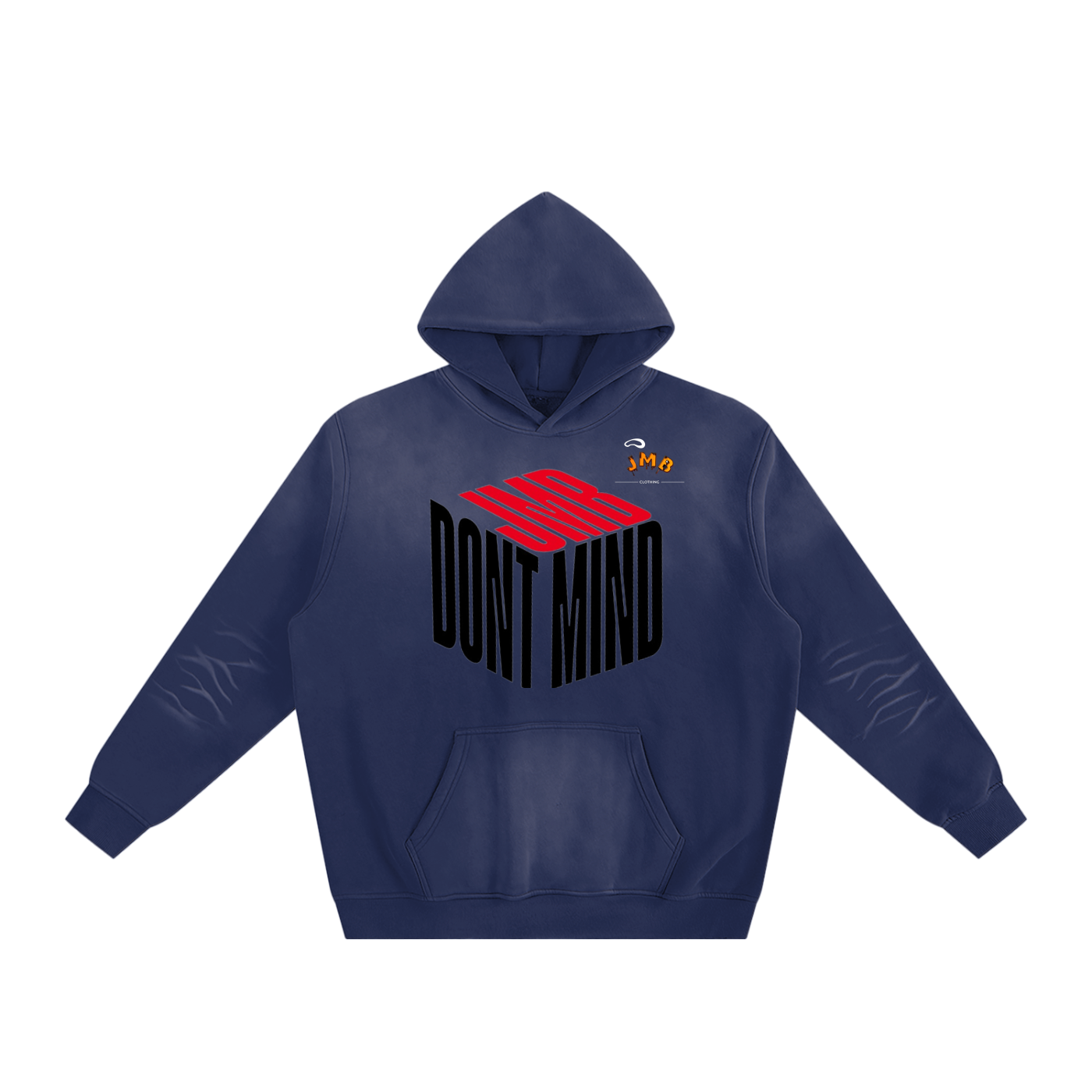 J M B Sunfade Fleeced Hoodie