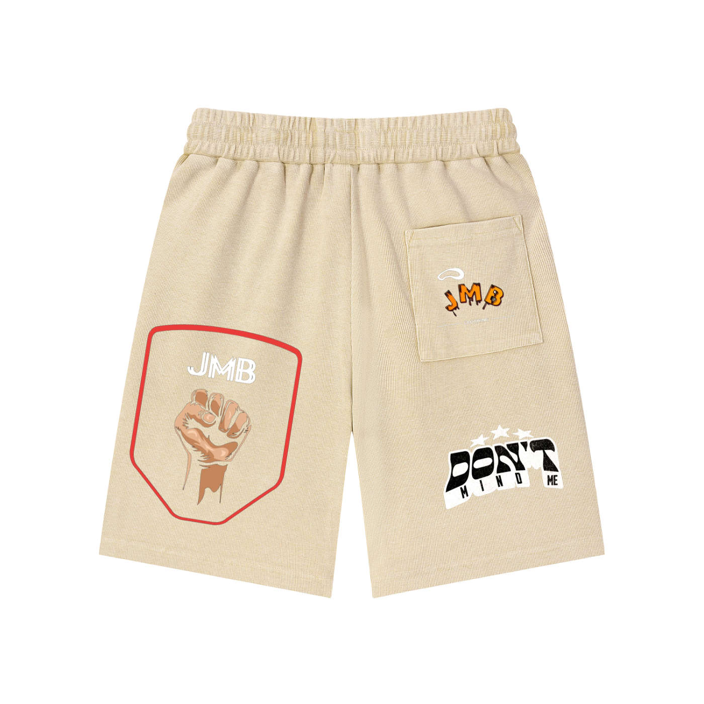 J M B Mineral Waffle Knit Shorts