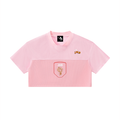 J M B Women’s Cropped Paneled V-Neck Jersey
