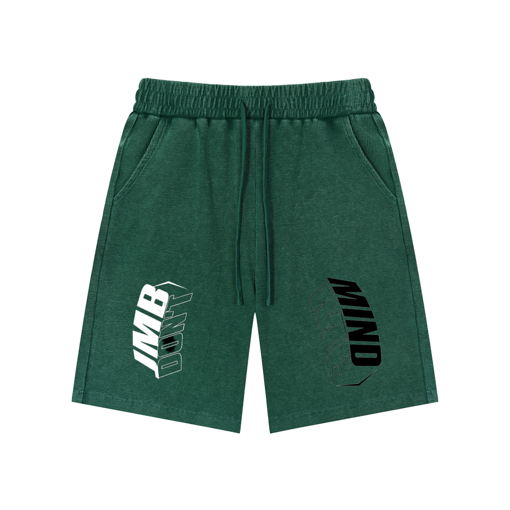 J M B Mineral Waffle Knit Shorts