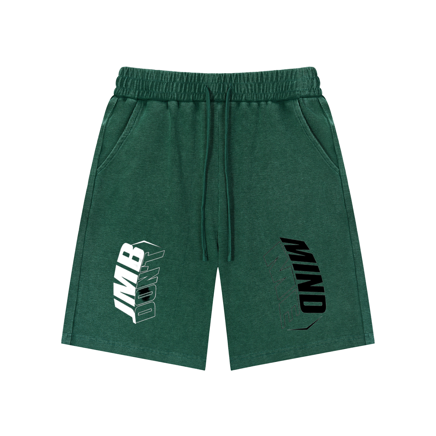 J M B Mineral Waffle Knit Shorts