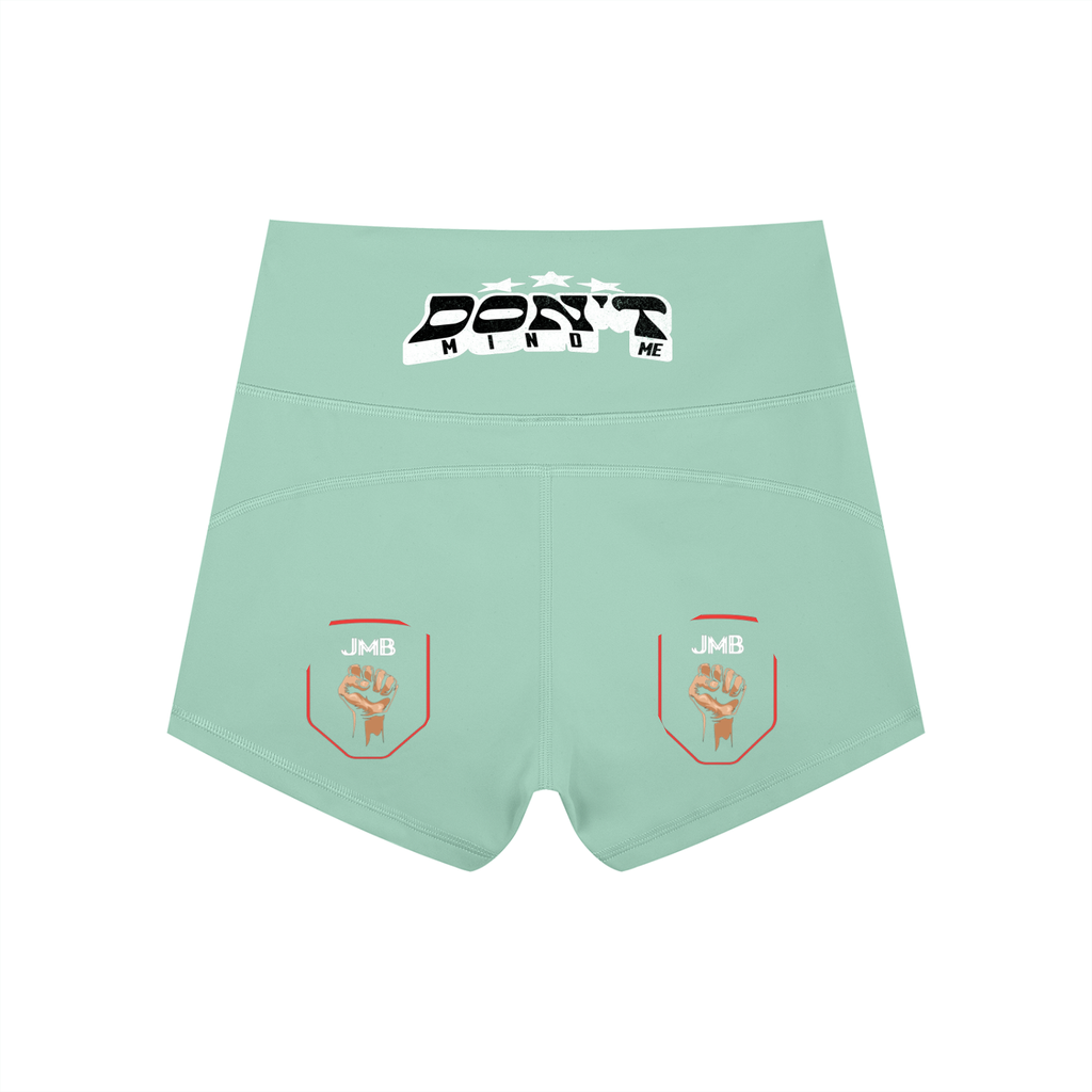J M B Women’s High-Waist Yoga Shorts