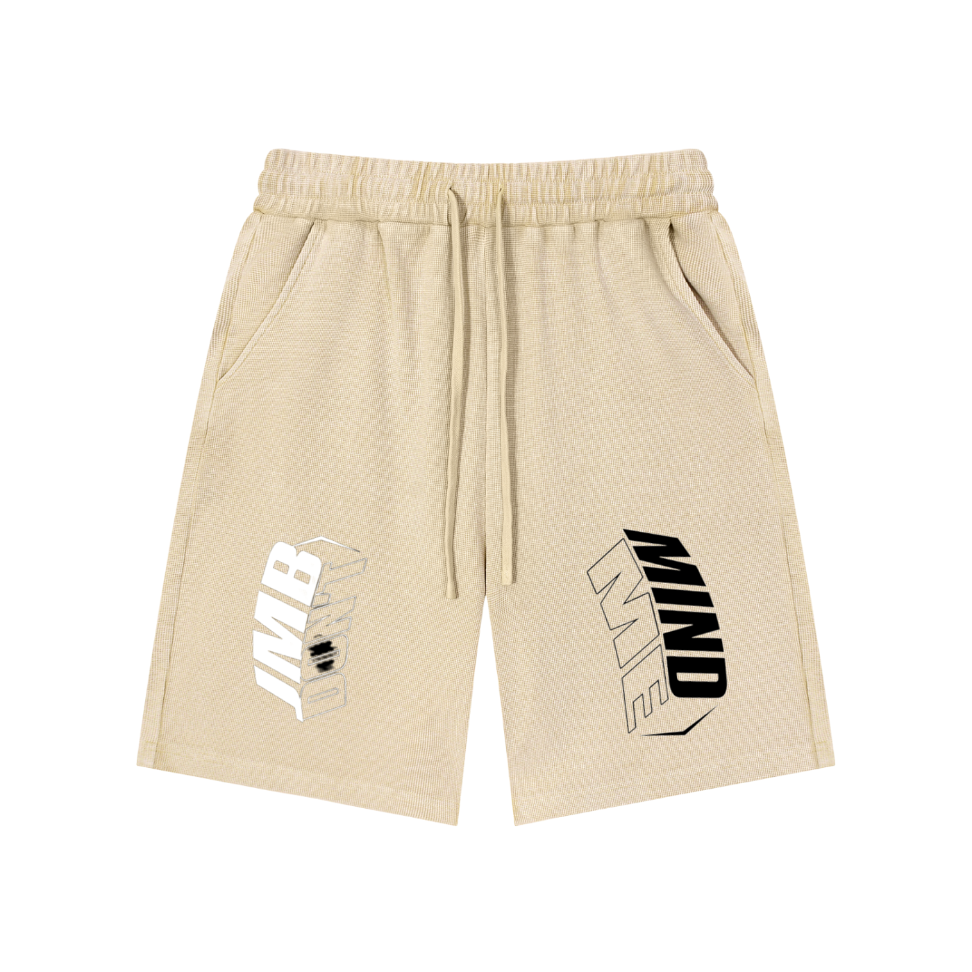 J M B Mineral Waffle Knit Shorts