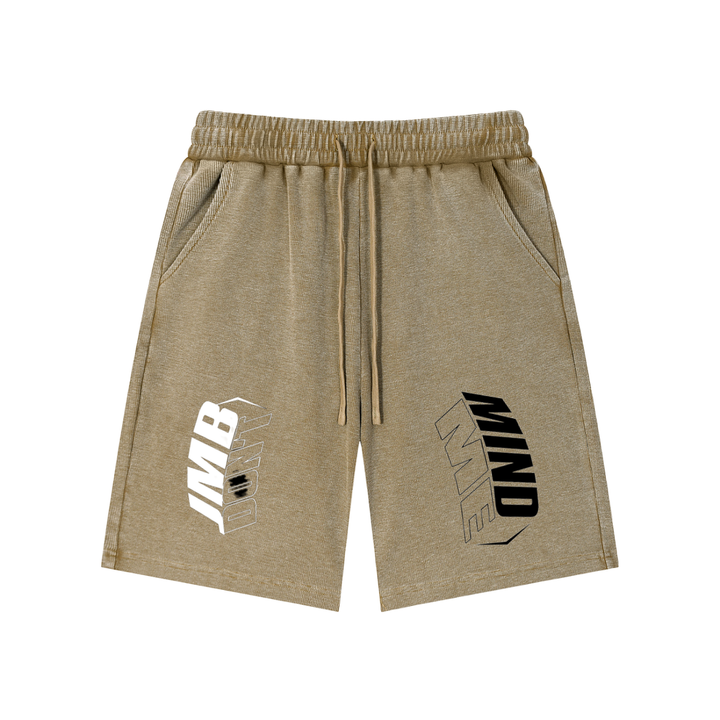 J M B Mineral Waffle Knit Shorts
