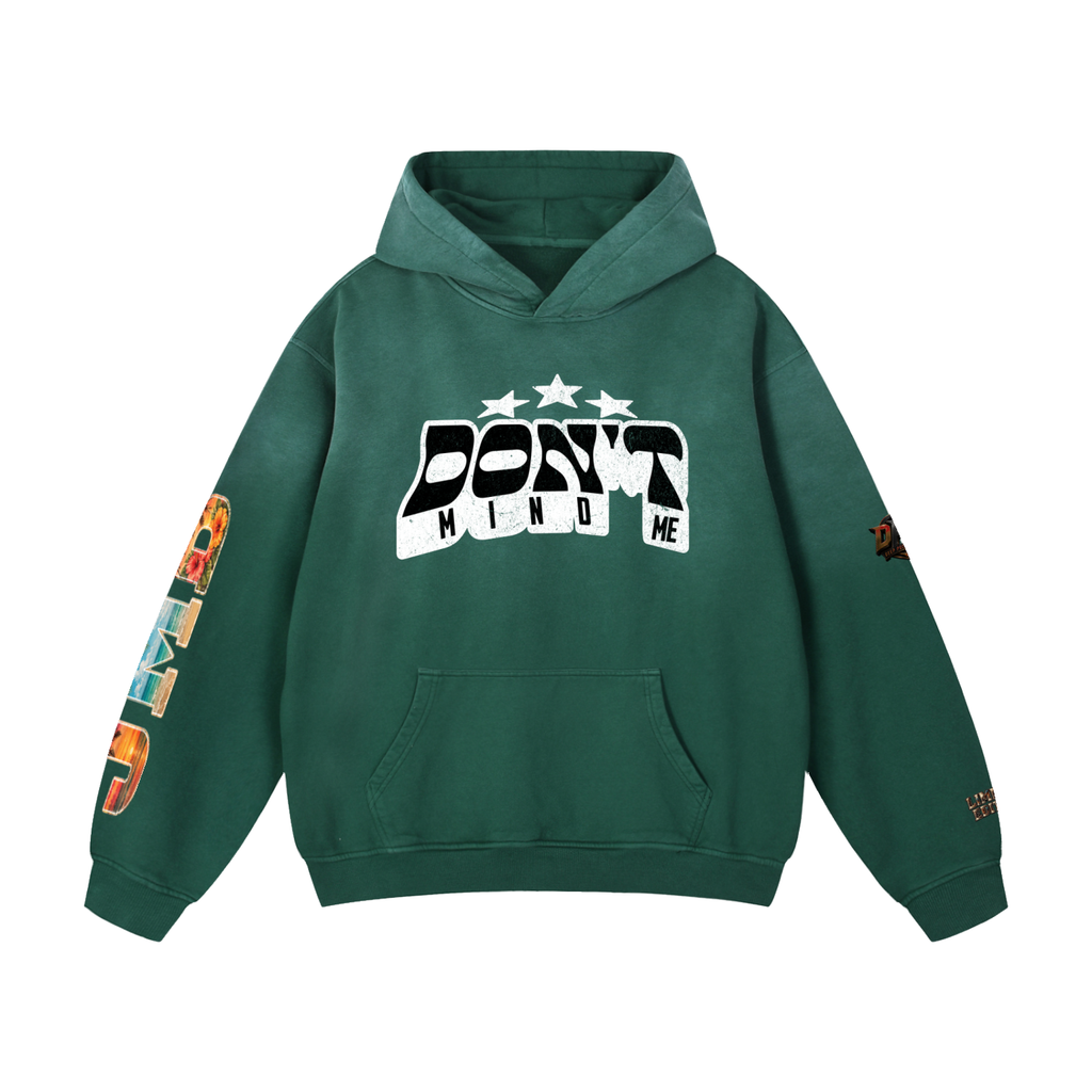 J M B Heavyweight Sunfade Oversized Hoodie