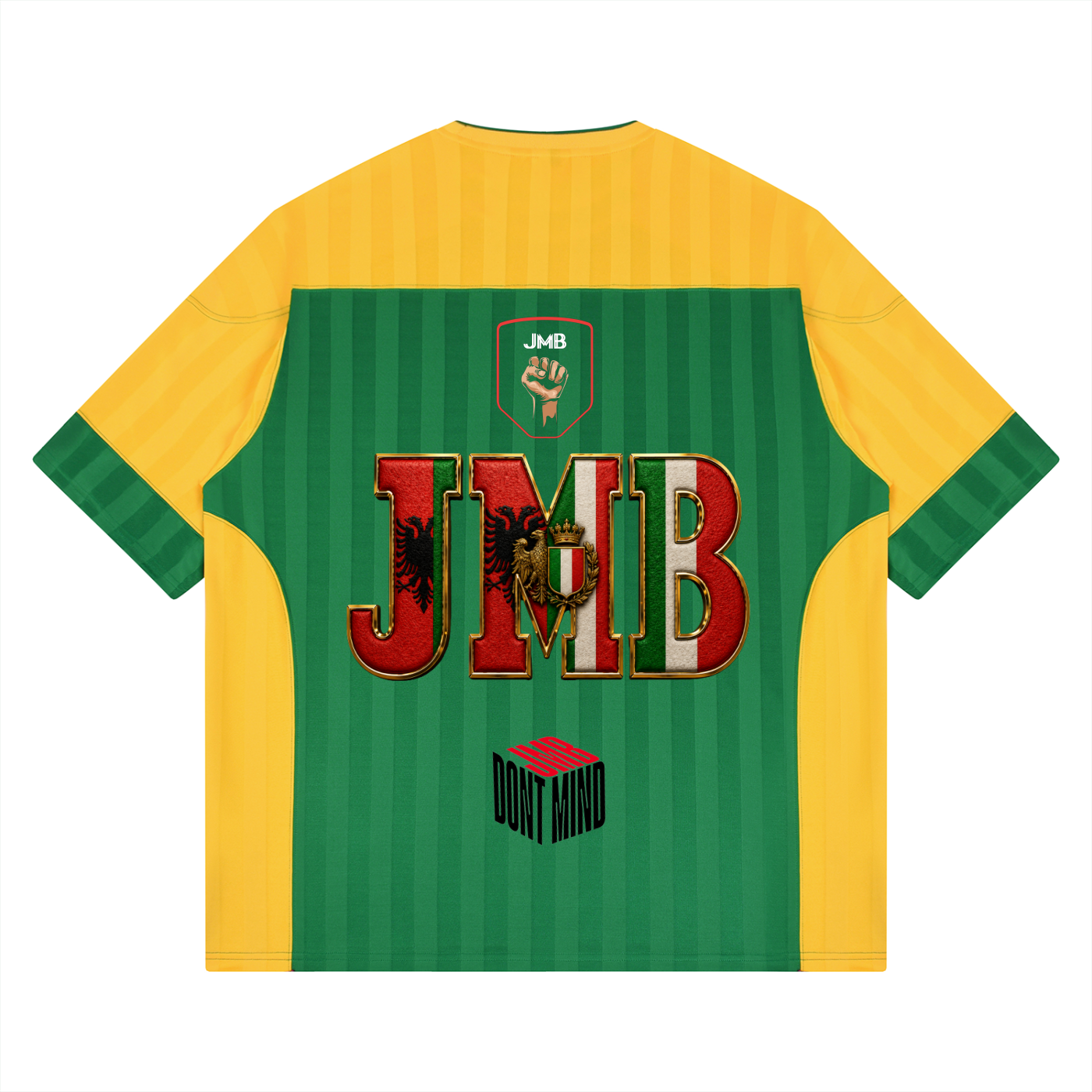 J M B HYBRID Unisex Striped Raglan Jersey