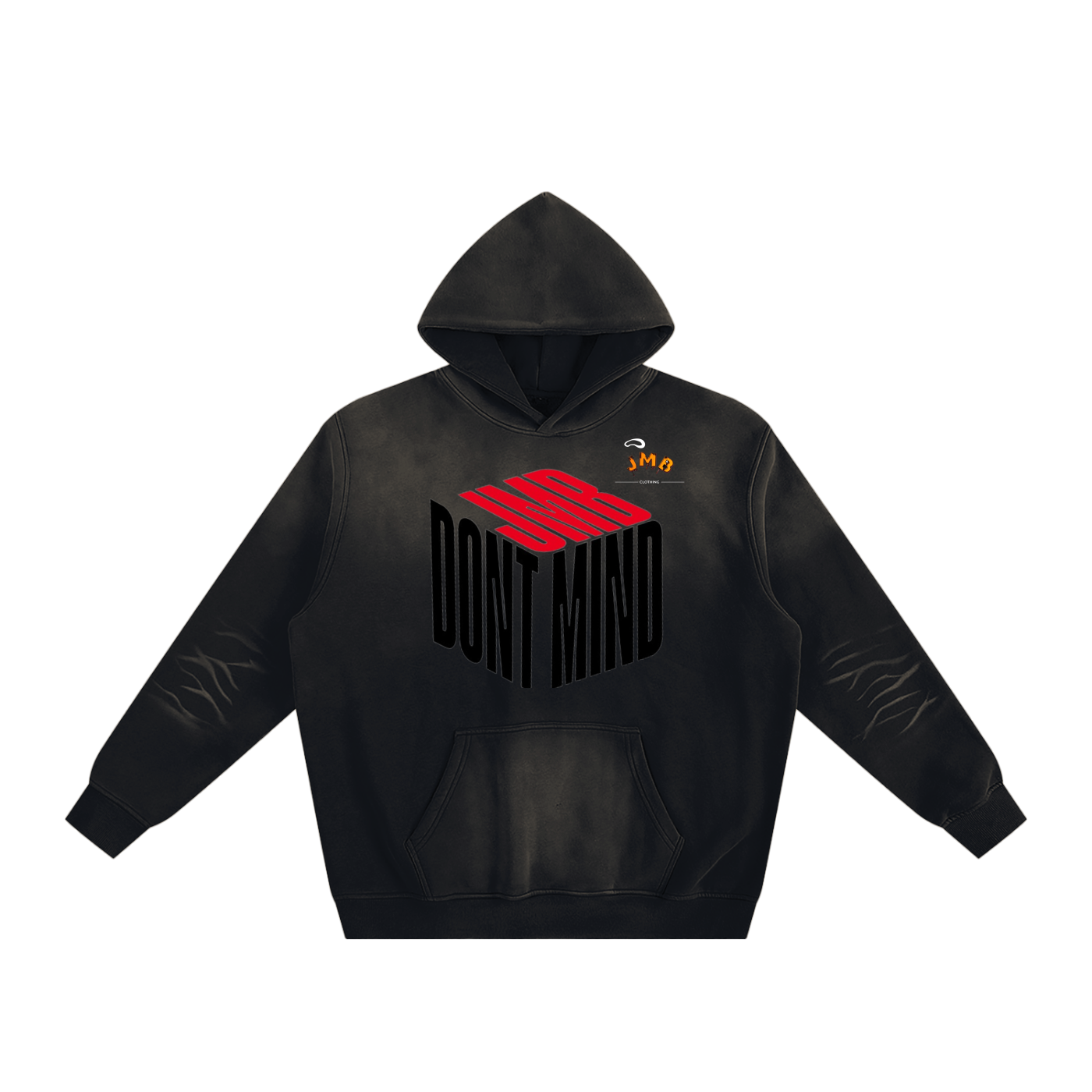 J M B Sunfade Fleeced Hoodie
