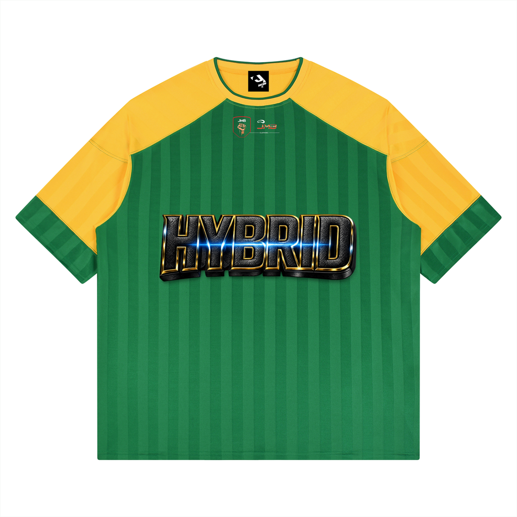 J M B HYBRID Unisex Striped Raglan Jersey